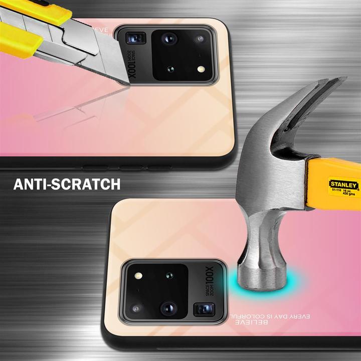 Image du produit Cadorabo Couverture en verre TPU 2 couleurs (Samsung Galaxy S20 Ultra)