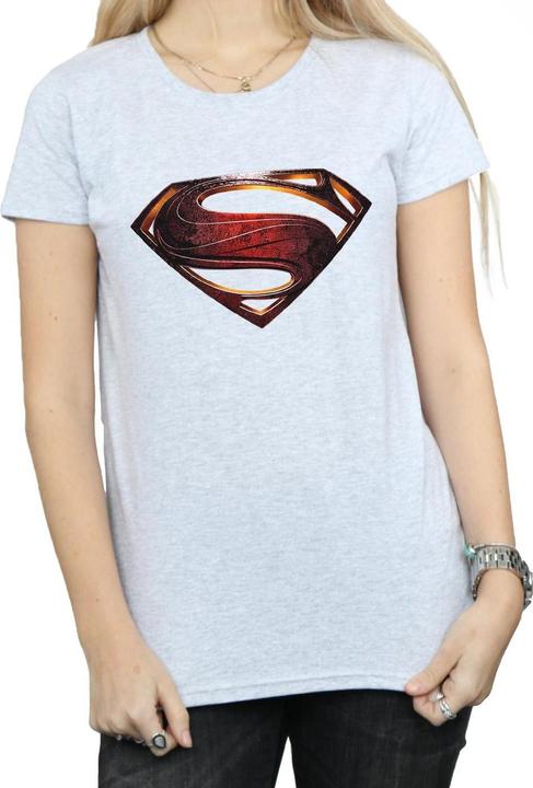 Actual product image Superman Womens/Ladies Logo Cotton T-Shirt (M)