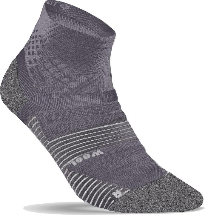 Quechua Wandersocken halbhoch 2 Paar - Hike 900 grau