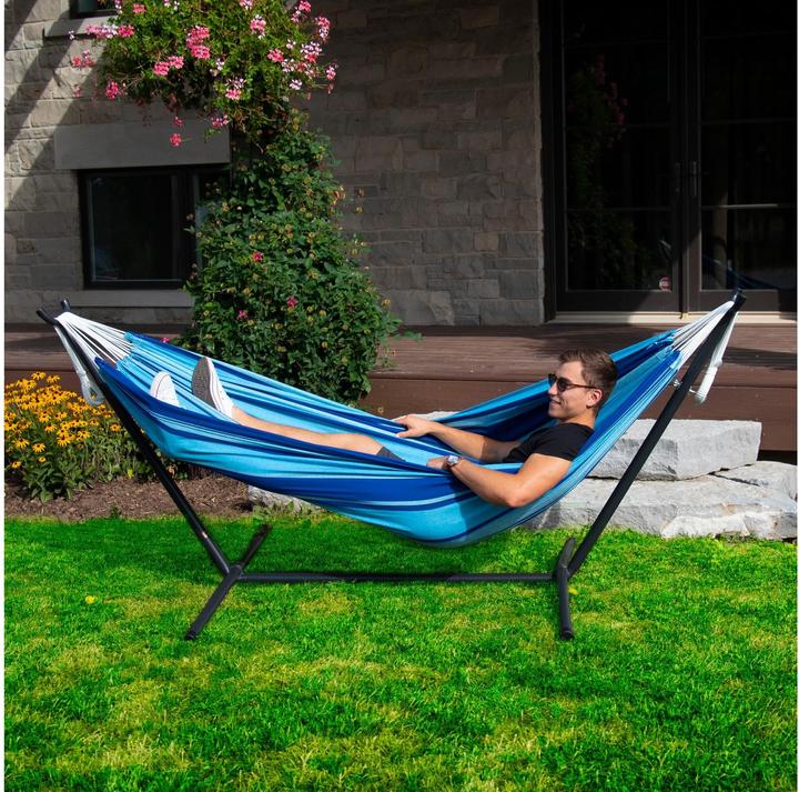 Actual product image Vivere Double hammock with frame (205 kg)