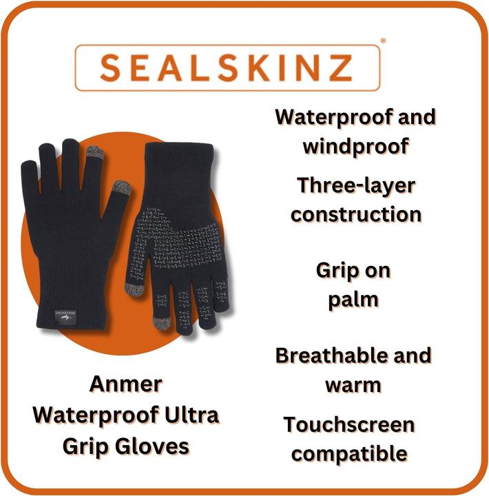 Actual product image Sealskinz Note (S)