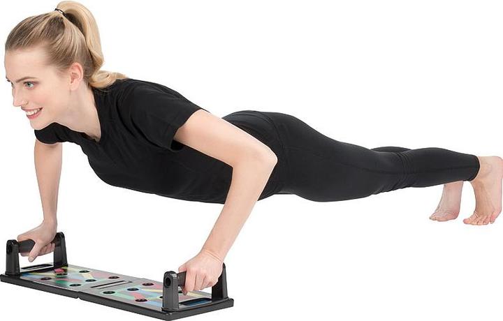 Produktbild Newgen medicals 9in1-Multifunktions-Liegestütz-Brett mit abnehmbaren Handgriffen