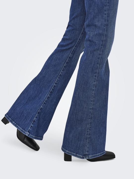 Image du produit Only Jeans taille moyenne évasé Pantalon à pattes d'éléphant (27)
