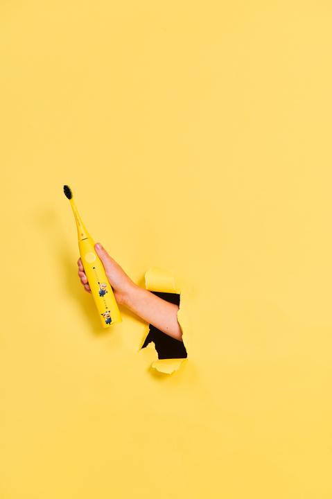 Produktbild happybrush Schallzahnbürste Minion ECO V3 (Schallzahnbürste)