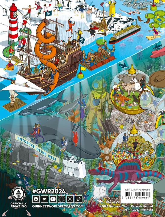 Actual product image Ravensburger Guinness World Records 2024 (German, Guinness World Records, 2023)