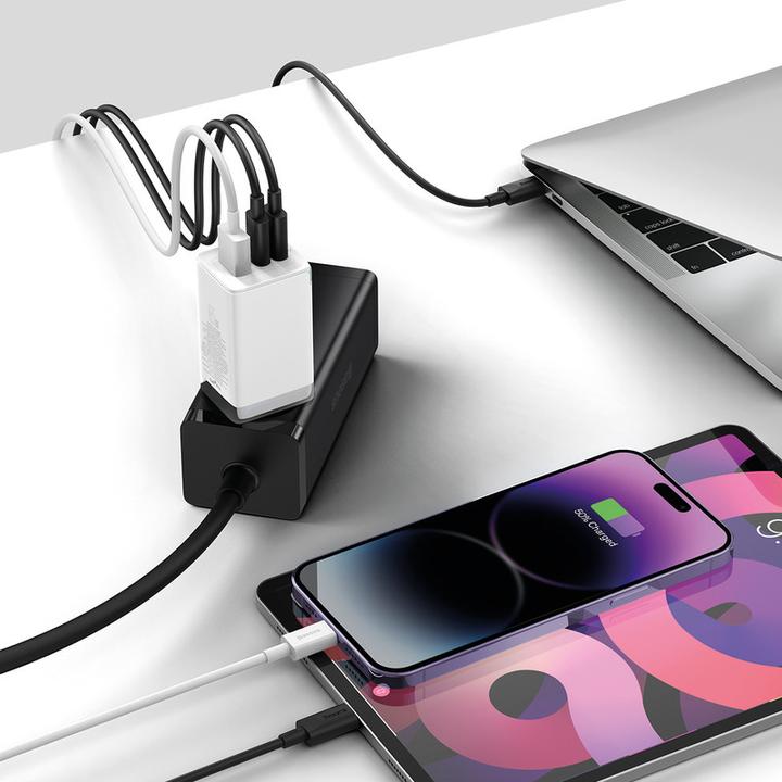 Actual product image Baseus GaN5 Pro Dual USB-C und USB-A Fast Charger (65 W)