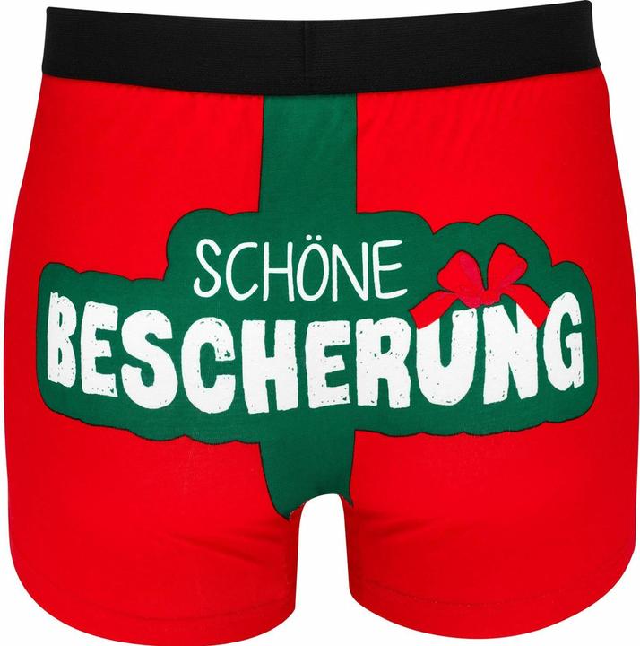 Produktbild Sheepworld Boxer Motiv Bescherung.51178 (M/L, Einzelpack)