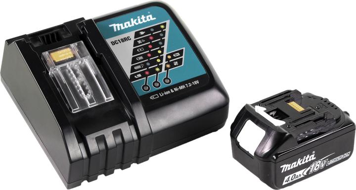 Productafbeelding Makita DHR 242 RM1J Snoerloze boorhamer 18V 2.0J SDS-plus Brushless + 1x oplaadbare accu 4.0Ah + lader + (Oplaadbare batterij)