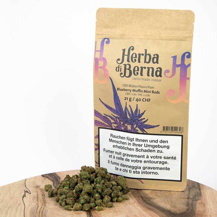 Produktbild Herba di Berna Blueberry Muffin Mini-Buds (21 g, Indoor)