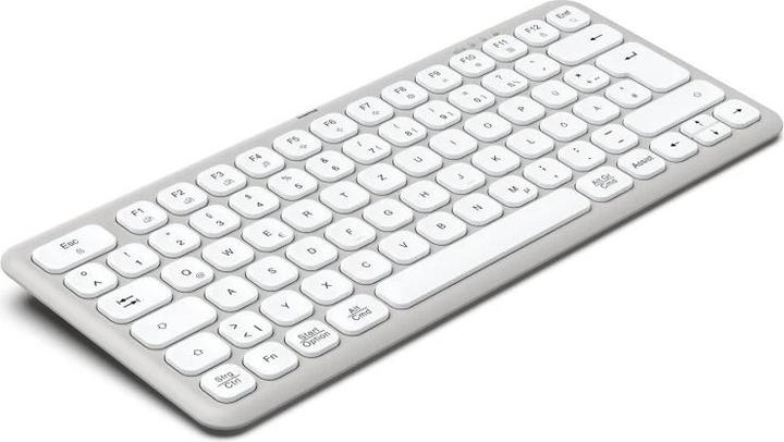 Actual product image Hama Multi-Device-Tastatur WK-500 kabellos Funk u. BT klein WS QWERTZ (DE, Wireless)