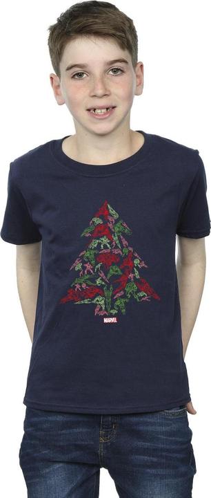 Immagine prodotto Avengers Christmas Tree Maglietta Ragazzi (116)