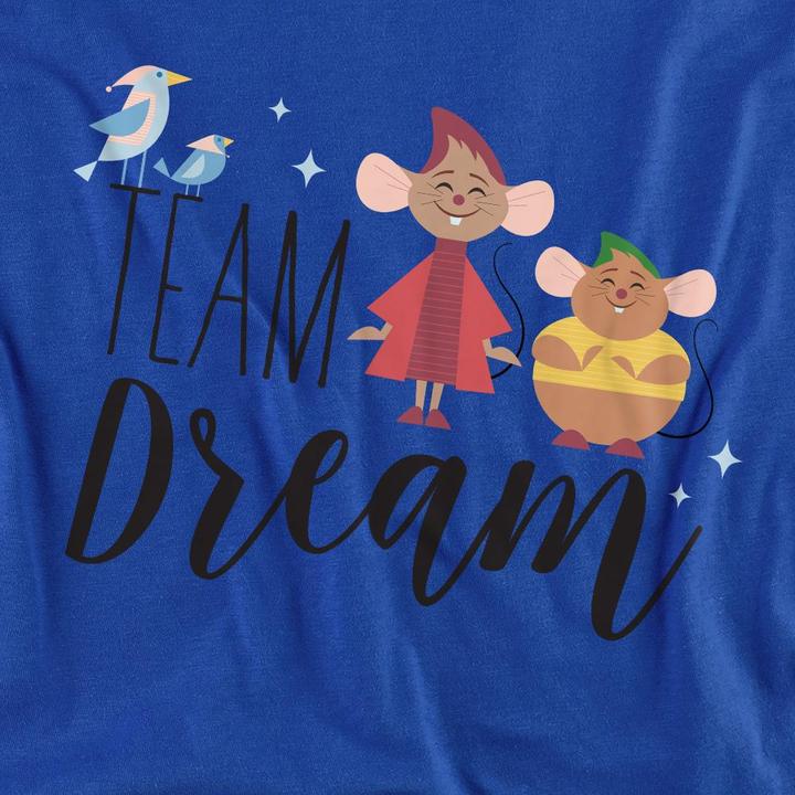 Actual product image Cinderella Unisex Adult Team Dream Jaq And Gus T-Shirt (XXL)