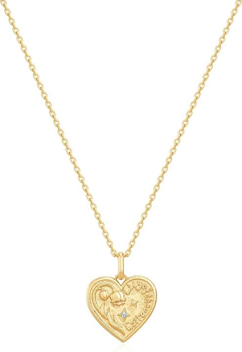 Glanzstücke München Damen Halskette Geburtsblume Mai Maiglöckchen - 37208 (Sterling Silber, 40 - 45 cm)