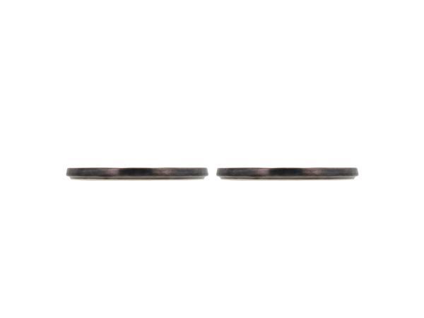 Immagine prodotto Villa Collection Piatto da portata Fjord Ø 20,5 cm, 2 pezzi, nero (2 x, 20.50 cm)