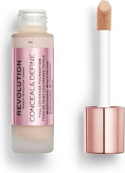 Makeup Revolution Conceal and Define Foundation F4 23ml