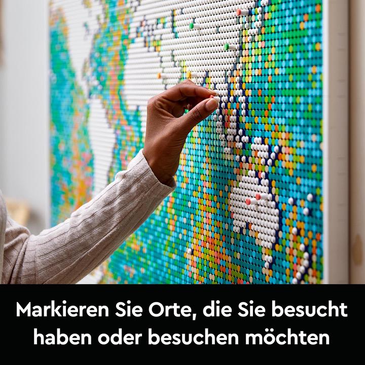 Immagine prodotto LEGO Mappa del mondo (31203, LEGO Art, Set LEGO rari)