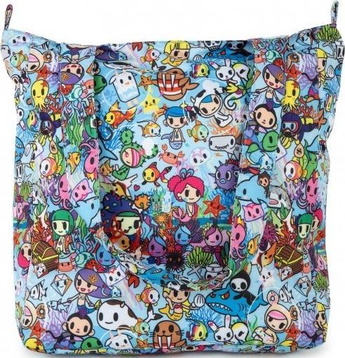 Produktbild False JuJuBe x Tokidoki Be Light Plus Shoppingtasche mit Wickelunterlage, Sea Amo 2.0