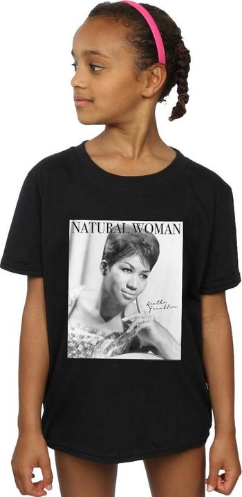 Actual product image Universal Textiles Girls Natural Woman Cotton T-Shirt (152, 158)