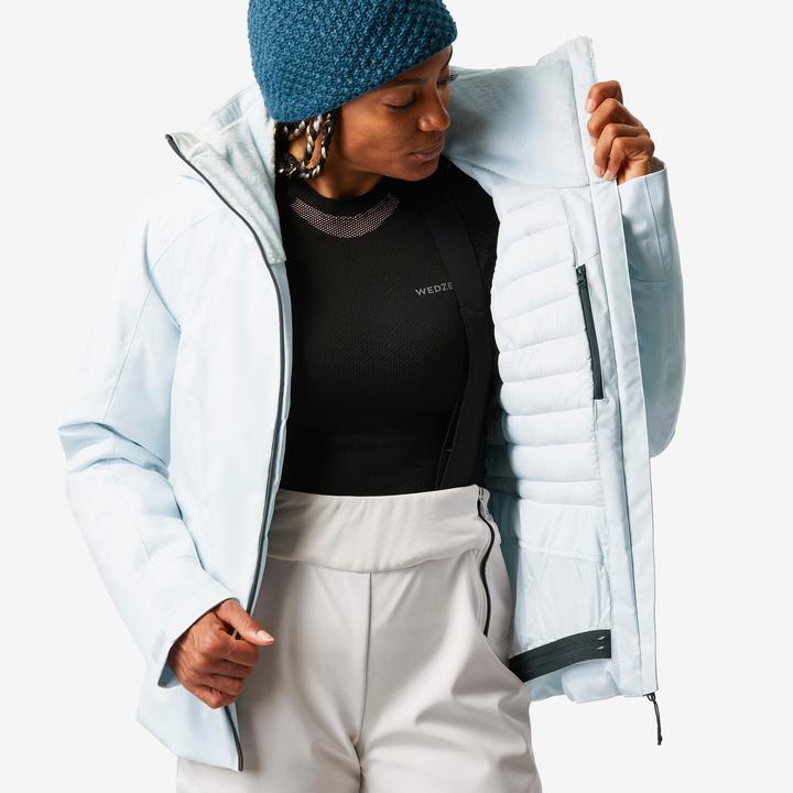 Produktbild Wedze Skijacke Damen warm und wasserdicht - 500 Sport eisblau (L)