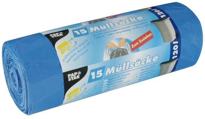 Actual product image Papstar Waste bag 120 l, 15 pieces (15 x, 120 l)