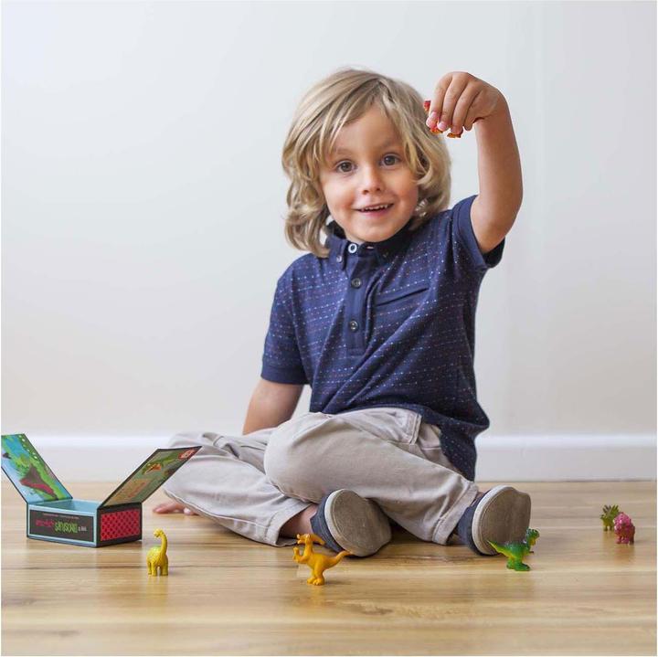 Actual product image Selecta Spielzeug Spielset mit Figuren des Dinosaurierstamms