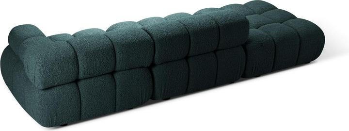 Image du produit Micadoni Canapé Modulable Droit en Velours, "Bellis", 4 Places, 282x94x70 Fabriqué en Europe (2 places, 3 places, 4 places)