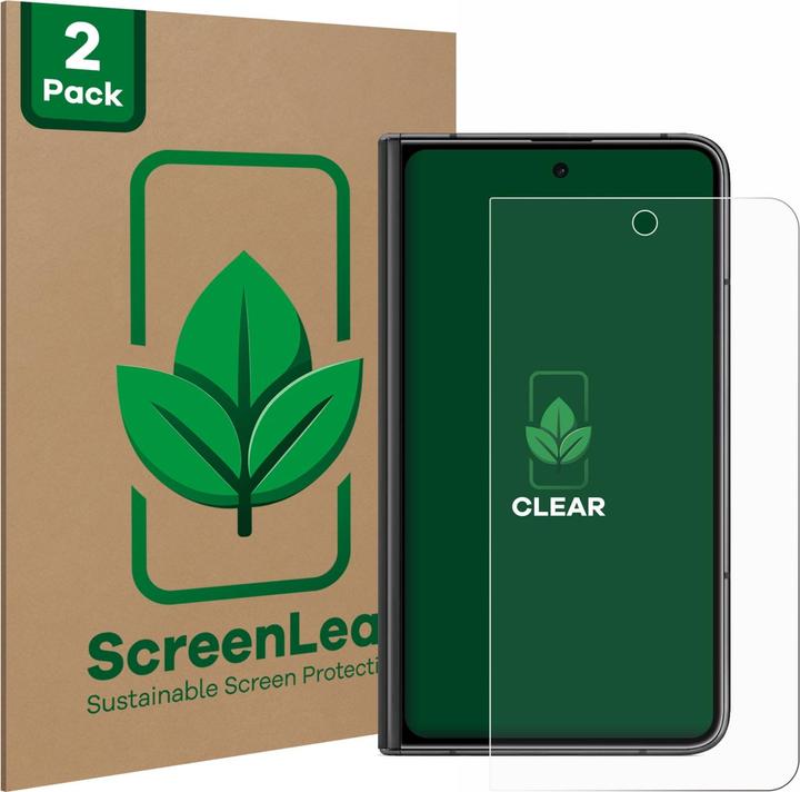 Productafbeelding ScreenLeaf Beschermfolie duurzame screenprotector screenprotector folie helder transparant (2 Stuk, Google Pixel Vouwen)