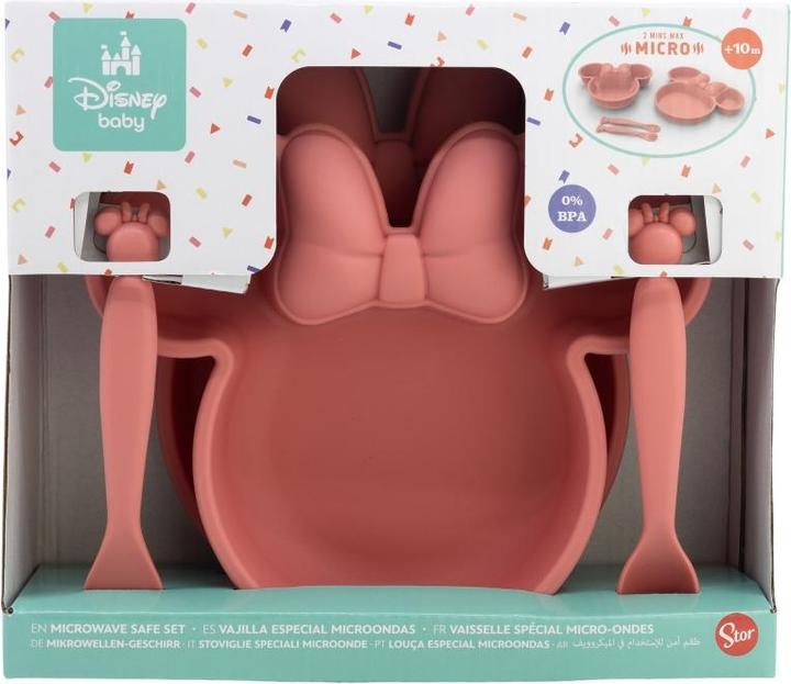 Immagine prodotto Stor Disney Baby - Minnie Mouse - Set di stoviglie da 4 pezzi per bambini in confezione regalo