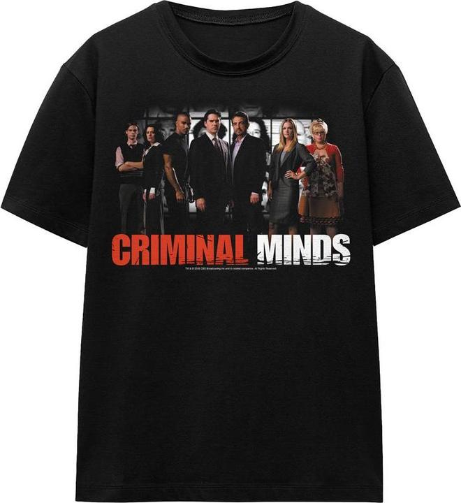 Actual product image Criminal Minds Unisex Adult The Brain Trust T-Shirt (L)