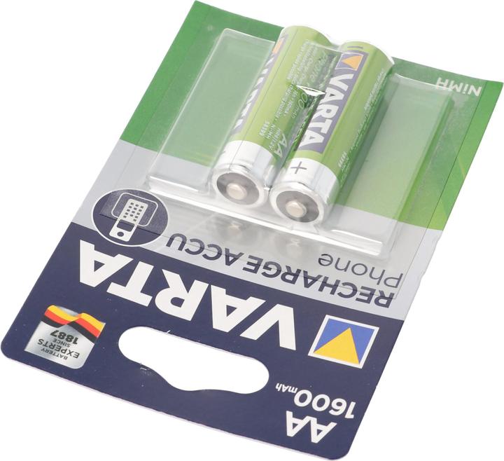 Produktbild Varta Recharge Accu Phone (2 Stk., AA, 1600 mAh)