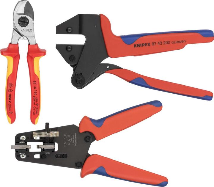 Image du produit Knipex Mallette à outils pour le photovoltaïque (3 pièces)