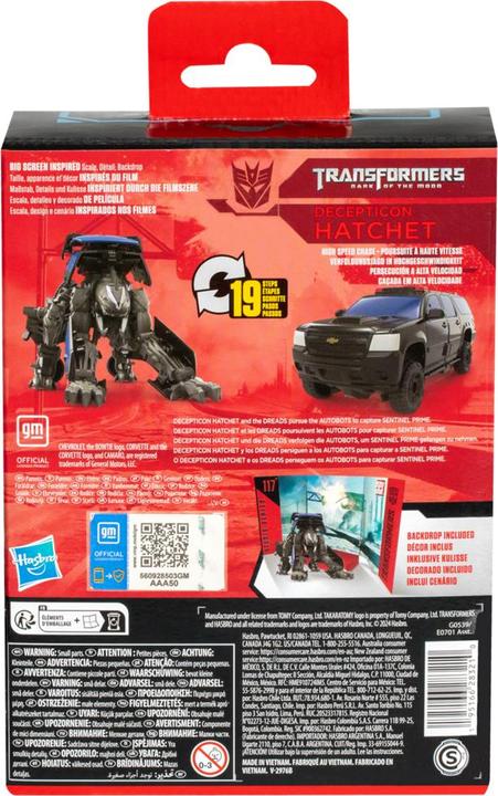 Produktbild Hasbro Transformers 3 Generations Studio Series Deluxe Class Actionfigur Decepticon Hatchet 11 cm