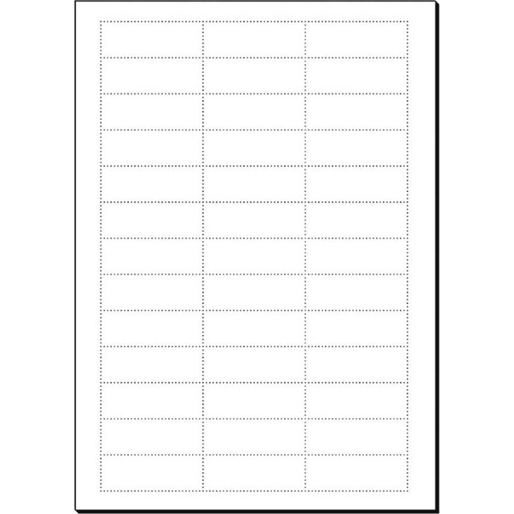 Actual product image Sigel PC insertion labels