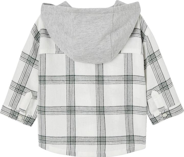 Image du produit Vertbaudet Chemise à carreaux bébé avec capuche (74)