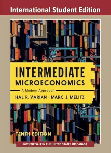 Immagine prodotto Intermediate Microeconomics (Inglese, Marc Melitz, Hal R. Varian, 2023)