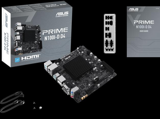 Productafbeelding ASUS Prime N100I-D D4-CSM (NA (geïntegreerde CPU), Mini-ITX)
