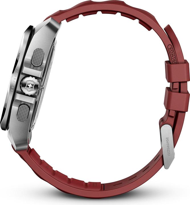 Produktbild Victorinox I.N.O.X. Chrono 43, SIR, RED dial,RED rubber str (Chronograph, Taucheruhr, 43 mm)