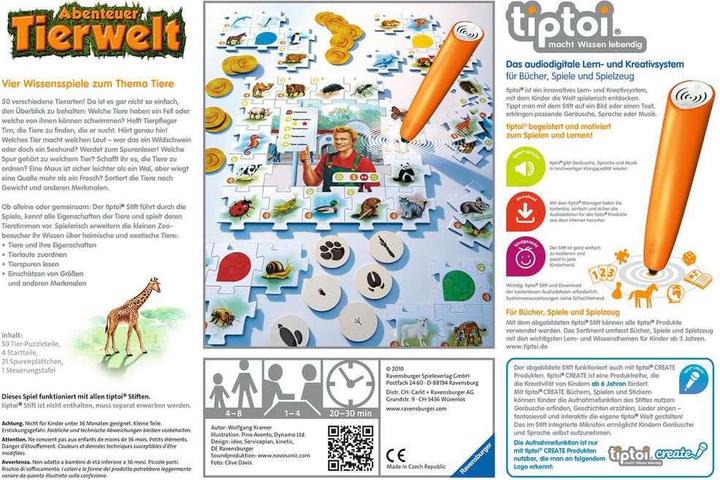 Produktbild tiptoi Abenteuer Tierwelt (Deutsch)