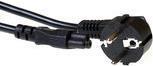 Produktbild Powercord mains connector CEE7/7 male (angled) (10 m, CEE 7/7)