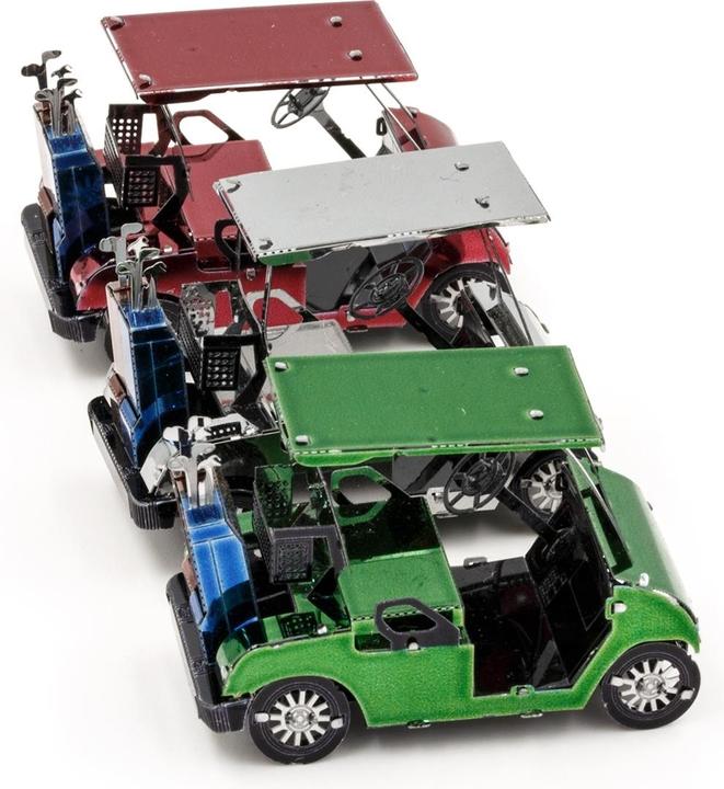Produktbild Metal Earth constructie speelgoed Golf Cart SET of 3