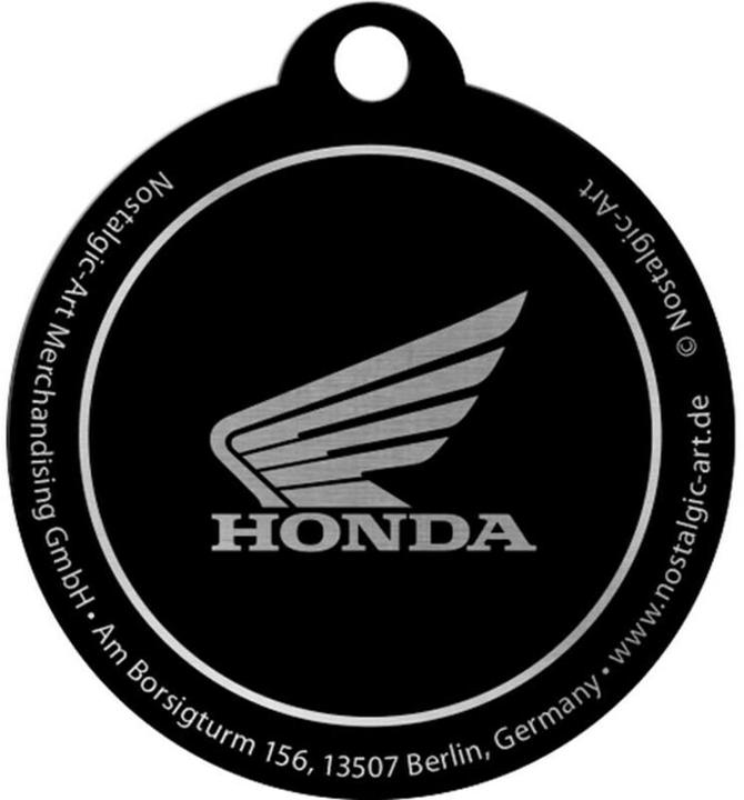 Image du produit Nostalgic-Art Merchandising Nostalgic Art Porte-clés Honda Ø 4 cm, Rouge, Motif : Véhicule