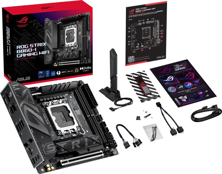 Produktbild ASUS ROG STRIX B860-I GAMING WIFI (LGA 1851, Intel B860, Mini-ITX)