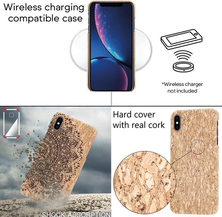 Actual product image Nalia Cork mobile phone case (Apple iPhone X, Apple iPhone XS)