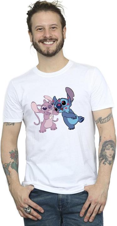 Immagine prodotto Disney Lilo & Stitch Kisses Maglietta Uomo (L)