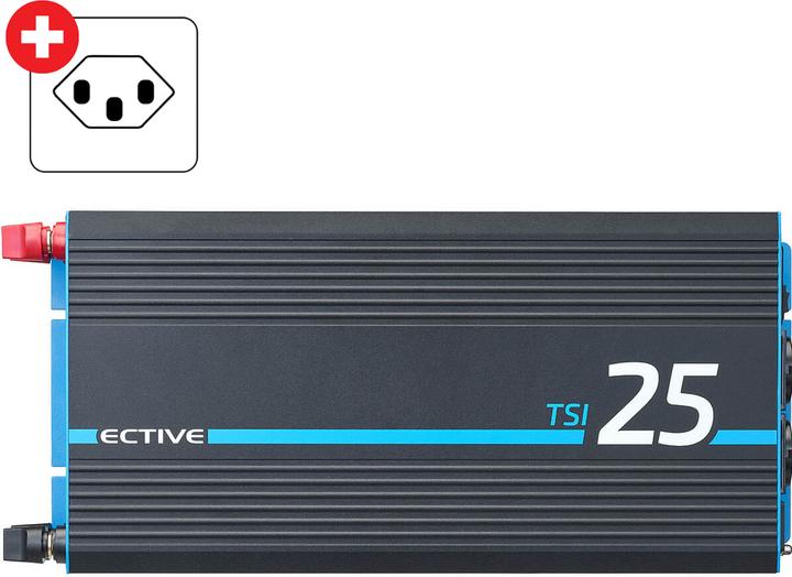 Actual product image Ective TSI 25 Sinus-Wechselrichter 2500W 24V mit Netzvorrangschaltung (CH-Stecker)