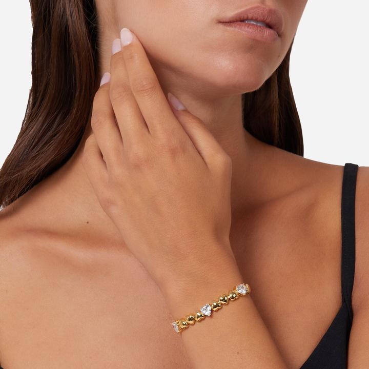 Actual product image Chiara Ferragni Cuoricino Bracelet (16 cm, Brass)