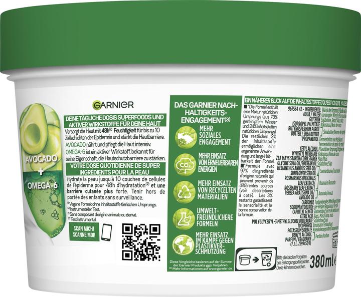 Immagine prodotto Garnier Superalimenti per il corpo (Crema corpo, 380 ml)