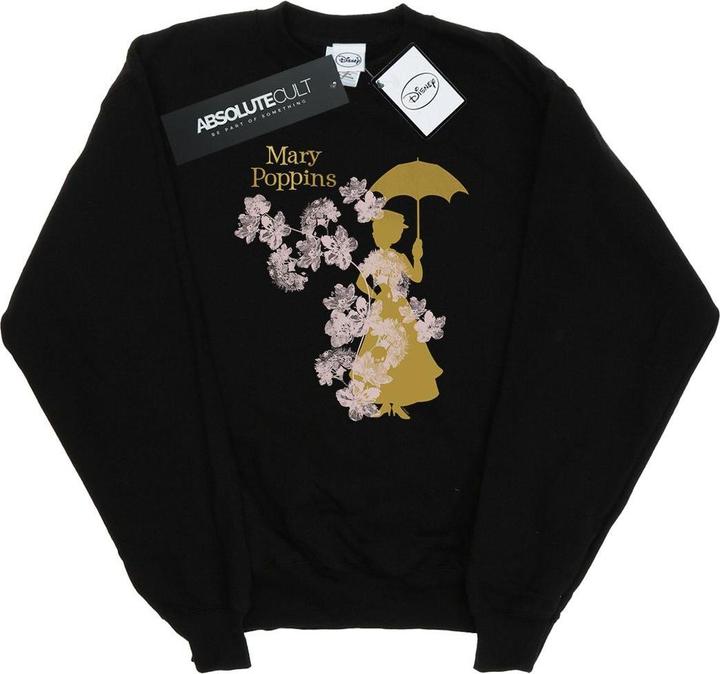 Immagine prodotto Disney Mary Poppins Floral Silhouette Felpa Ragazzi (128)