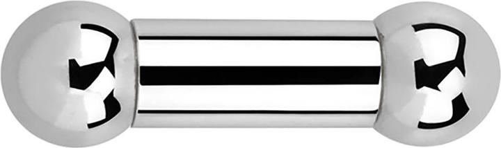 Image du produit Star Piercing Barbell argent avec deux boules (sans laiton, Acier chirurgical 316L)