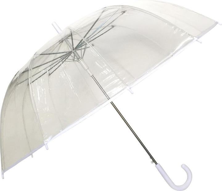 Immagine prodotto Smati Ombrelli da donna trasparenti da sposa/ombrello a campana trasparente con 12 raggi in fibra di